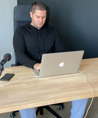 man with the laptop